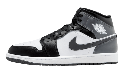 Air Jordan 1 Mid Black Iron Grey