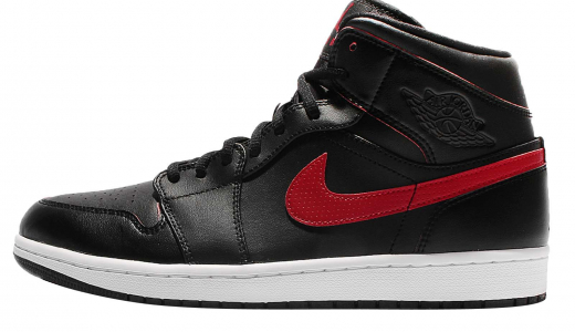 Air Jordan 1 Mid Black Red