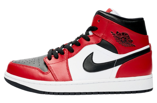 Air Jordan 1 Mid Chicago Toe