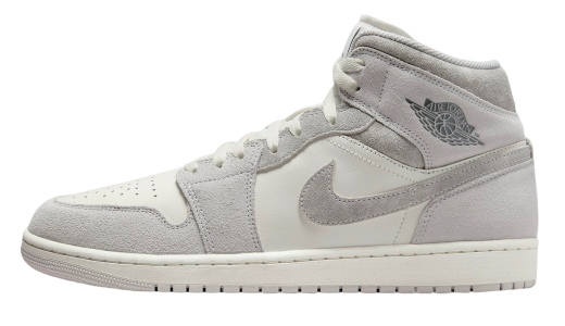 Air Jordan 1 Mid Grey Suede