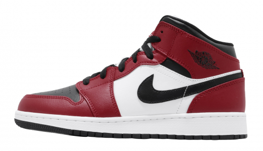 Check Out This Air Jordan 1 Mid In Gym Red • KicksOnFire.com