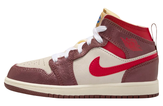 Air Jordan 1 Mid GS Bread Butter & Sole