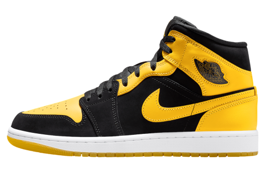 Air Jordan 1 Mid New Love Black / Varsity Maize