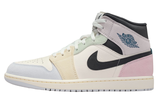 Air Jordan 1 Mid Sail / Iced Jade