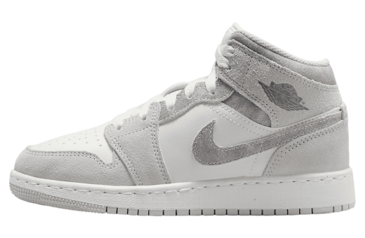 Air Jordan 1 Mid SE GS Neutral Grey / Sail