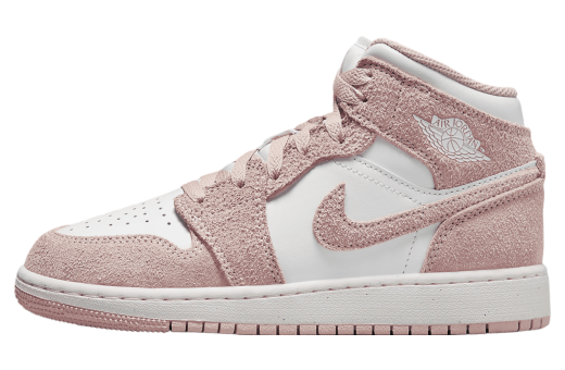 Air Jordan 1 Mid SE GS White / Legend Pink