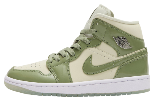 Air Jordan 1 Mid Sea Glass / Oil Green