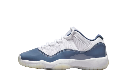 Air Jordan 11 Low GS White / Midnight Navy