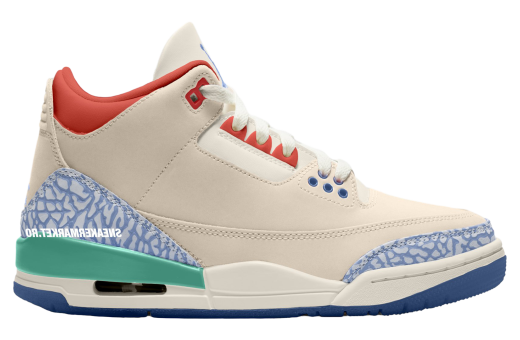 Air Jordan 3 Chalk / Track Red