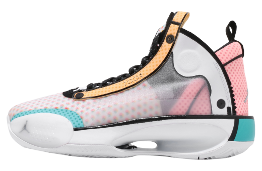 Air Jordan 34 Low GS Guo Ailun Pop Art - Apr 2020 - CZ7743100