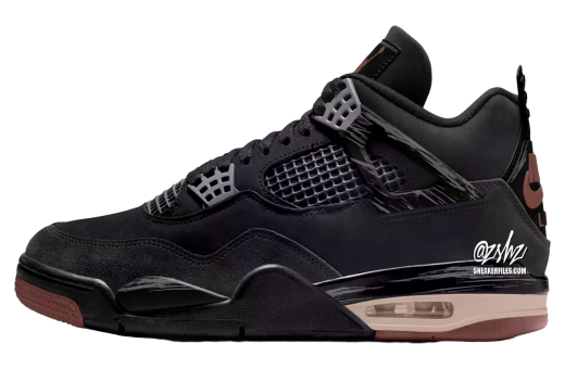 Air Jordan 4 London Black / Red Bark