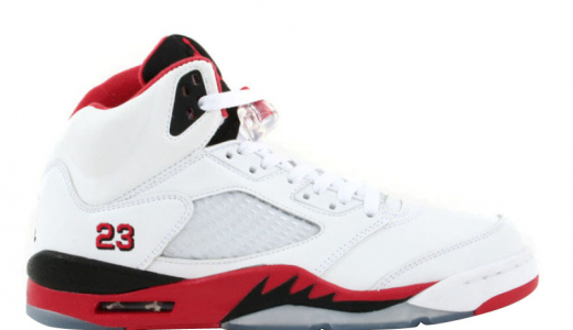 Air Jordan 5 Fire Red (Black Tongue) 2006