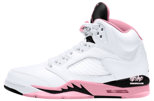 Air Jordan 5 Medium Soft Pink White / Medium Soft Pink