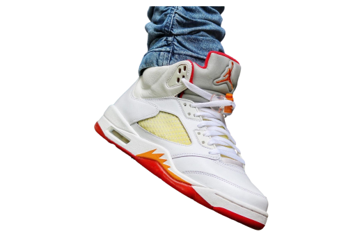 Air Jordan 5 White / Sunset