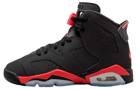 Air Jordan 6 Infrared GS Black / Light Crimson