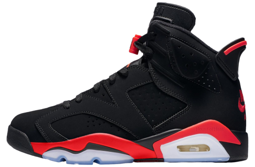 Air Jordan 6 Reverse Infrared Black / Light Crimson