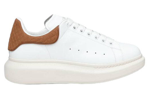 Alexander Mcqueen Oversized White / Tan