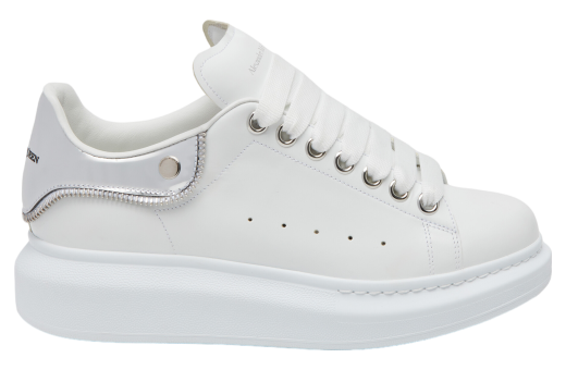 Alexander Mcqueen Oversized WMNS White / Silver Zipper