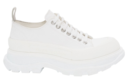 Alexander Mcqueen Tread Slick Lace Up WMNS White / White