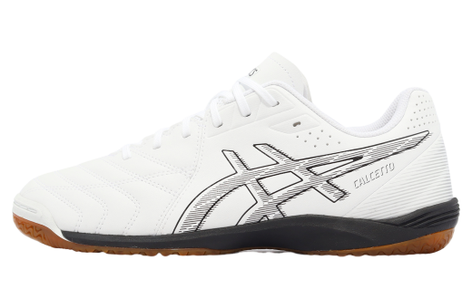 Asics Calcetto WD 9 2E Wide White / Black