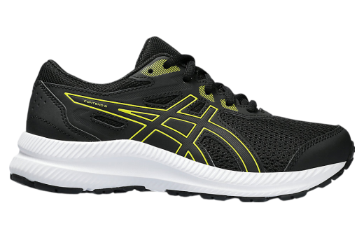 Asics Contend 8 GS Black / Bright Yellow