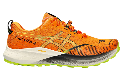 Asics Fuji Lite 4 Bright Orange / Neon Lime