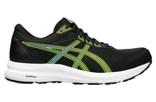 Asics Gel-Contend 8 Extra Wide Black / Electric Lime