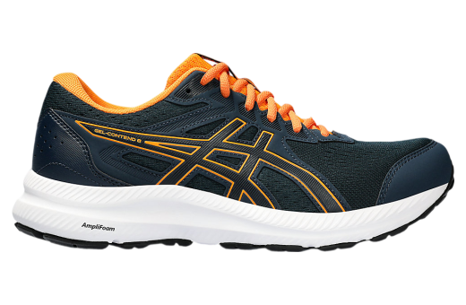 Asics Gel-Contend 8 Extra Wide French Blue / Bright Orange