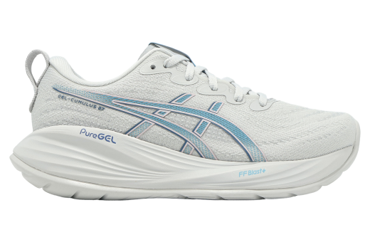 【最終お値下げ】on W-cloudwater パールクリーム　7(防水) Asics GEL-Cumulus 27 WMNS Concrete / Winter Sea - Aug 2025
