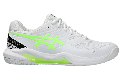 Asics Gel-Dedicate 8 Pickleball White / Lime Burst