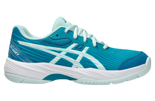 Asics Gel-Game 9 GS Teal Blue / White