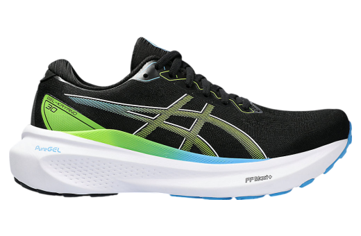 Asics Gel-Kayano 30 Black / Electric Lime