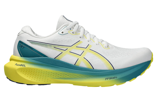 Asics Gel-Kayano 30 White / Bright Yellow