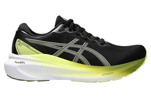 Asics Gel-Kayano 30 Wide Black / Glow Yellow