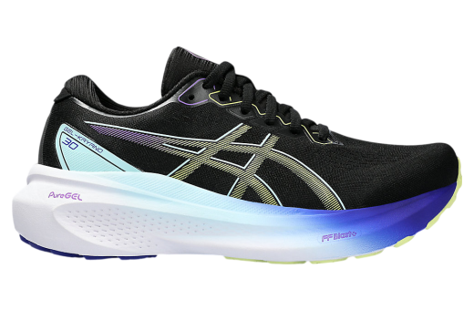 Asics Gel-Kayano 30 Wide WMNS Black / Glow Yellow