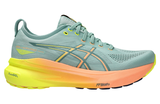 Asics Gel-Kayano 31 Paris Light Celadon / Safety Yellow