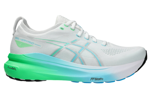 Asics Gel-Kayano 31 White / Bright Cyan