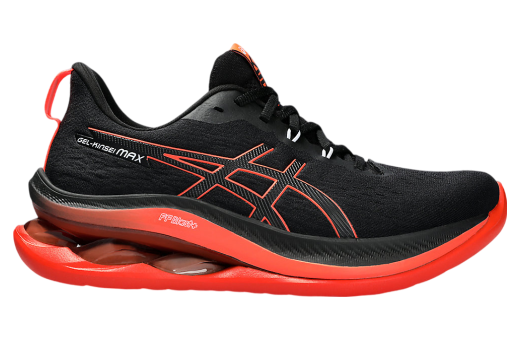 Asics Gel-Kinsei Max Black / Sunrise Red