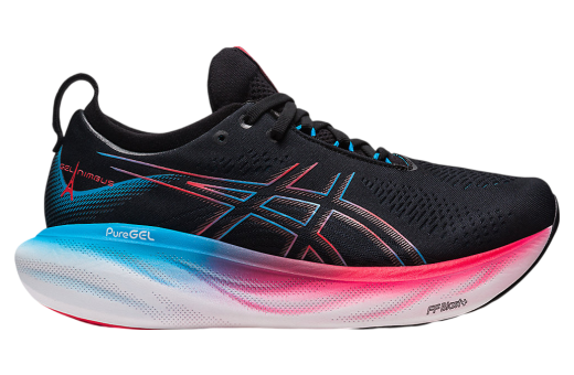 Asics Gel-Nimbus 25 Black / Electric Red