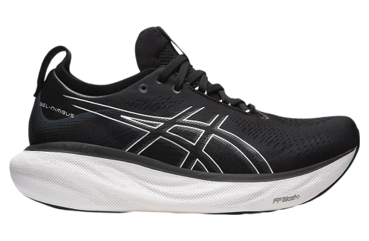 Asics Gel-Nimbus 25 Black / Pure Silver