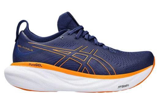 Asics Gel-Nimbus 25 Deep Ocean / Bright Orange