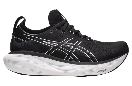 Asics Gel-Nimbus 25 Wide Black / Pure Silver