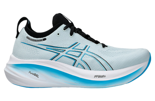 Asics Gel-Nimbus 26 Cool Grey / Bright Cyan