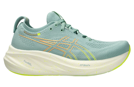 Asics Gel-Nimbus 26 Wide WMNS Light Celadon / Safety Yellow