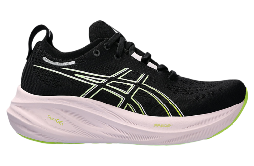 Asics Gel-Nimbus 26 WMNS Black / Neon Lime