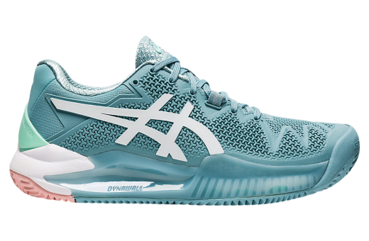 Asics Gel-Resolution 8 Clay WMNS Smoke Blue / White