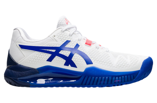 Asics Gel-Resolution 8 Wide WMNS White / Lapis Lazuli Blue