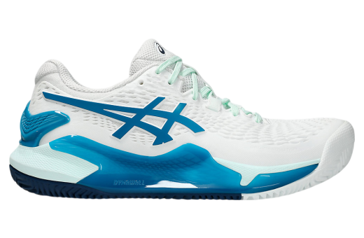 Asics Gel-Resolution 9 Clay WMNS White / Teal Blue