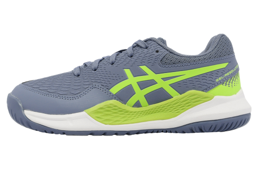 Asics GEL-Resolution 9 GS Steel Blue / Hazard Green