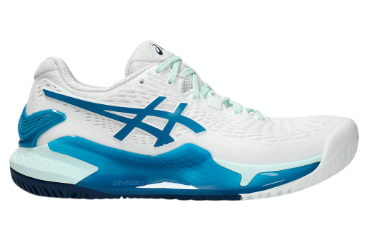 Asics Gel-Resolution 9 WMNS White / Teal Blue